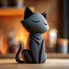 schlafende Katzen-Tierurne mit Deckel – Decords Gedenkurne, Produktansicht 1 Produktbild-Vorschau
