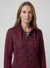RABE Damen Jacke Dunkelrot Größe 52 mit diamantförmiger Produktbild-Vorschau 6