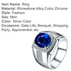 r Herren-Fingerring mit Zirkonia-Strasssteinen, Schmuck, Produktbild-Vorschau 2