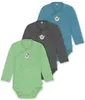 normani 3er Set Baby-Body Wickelbody Toddler-Bodysuit Produktbild-Vorschau 1