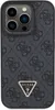 Guess Leather 4G Triangle Strass – pouzdro na iPhone 15 Pro Náhled obrázku produktu 4