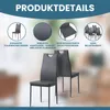 Albatros Esszimmerstühle SALERNO 6er Set, Grau - Edles Produktbild-Vorschau 2