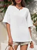 Locker sitzendes Damen-T-Shirt, kurze Ärmel, Produktbild-Vorschau 2