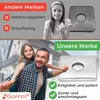 Qualinos 10x hochwertige Doppelstabmattenzaun Befestigung Produktbild-Vorschau 7