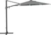 LED Ampelschirm SOLUNA Chambéry Sonnenschirm Ø 300 cm grau Produktbild-Vorschau 1