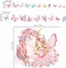 Autocollant mural licorne - Grand autocollant mural - Avec Voir les images du produit 3