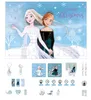 A collage of Frozen-themed items, including an advent calendar, keychain, paper clip, stickers, and small figures. Produktbild-Vorschau