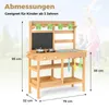COSTWAY Cuisine extérieure pour enfants, cuisine pour Voir les images du produit 3