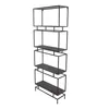 Clayre & Eef Wandregal 61x23x160 cm Schwarz Metall Produktbild-Vorschau 3