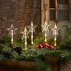 Baguette décorative LED 'Wandy', 3 étoiles, 5 LED blanc Voir les images du produit 7