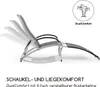 blumfeldt Beverlywood Sonnenliege Schaukelstuhl (Gestell Produktbild-Vorschau 3