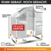 BRAST Gewächshaus Aluminium mit Fundament | 130x190x195cm Produktbild-Vorschau 5