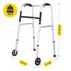 4FIZJO Rehabilitationsgehwagen 2 in 1, Aluminium, faltbar, Produktbild-Vorschau 8