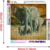 5D Diamond Painting Diamond Painting, Elefant DIY Diamond Produktbild-Vorschau 4