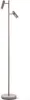 LED-Stehlampe - H 160 cm - 2-flammig - Sandfarben - Metall Produktbild-Vorschau 2