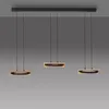 LED-Pendelleuchte - 135 x 200 cm - 6-flammig - Braun - Produktbild-Vorschau 3