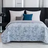 Tagesdecke FLOWERS blau / grau Maße: 220 x 240 cm Produktbild-Vorschau 7