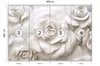 Muralo Vlies Fototapete ROSEN Blumen 3D Effekt Wandtapete Produktbild-Vorschau 3