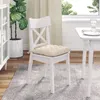 vidaXL Vankúš na sedenie 4 ks Béžová 40 x 40 x 6 cm Náhľad obrázku produktu 4