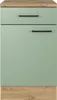 Unterschrank Küche Cara 50 cm Schilfgrün matt - Artisan Produktbild-Vorschau 2