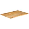 The Living Store Tischplatte mit Baumkante 110x80x2,5 cm Produktbild-Vorschau 3