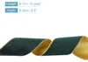 Fluwelen Band 6,3 cm x 9,1 m, Gold, mit Drahtrand, Weihnachtsgrün Produktbild-Vorschau