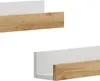 Wandregal Vicco Tomy Weiß/Goldkraft Eiche 60 x 10 cm 2er  Produktbild-Vorschau 5