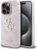 A pink iPhone case with a gold Guess logo and pattern is shown next to an iPhone. Náhled obrázku produktu