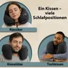 FLOWZOOM AIR Aufblasbares Reise-Nackenkissen mit Kapuze, Produktbild-Vorschau 4