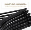 Holz-Kleiderbügel 32er-Pack, schwarz, bis 8,2 kg, mit Drehhaken Anteprima dell’immagine prodotto