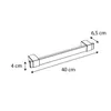 Allibert Loft-Game Badezimmer Sicherheitsgriff 45 cm – Produktbild-Vorschau 2