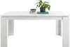 Esstisch - Weiß matt Nachbildung - 160 x 90 cm - ausziehbar Produktbild-Vorschau 1