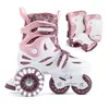 Kinder-Rollschuh-Set Cariboo Ballerina + lila Schützer - S Produktbild-Vorschau 1