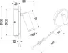 Applique LED Jordan 7 W 750 lm 3000 K nero Anteprima dell’immagine prodotto 12