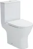 sanicomfort Stand-WC Kombination Paros spülrandlos, inkl. Produktbild-Vorschau 5