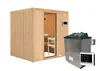 Karibu Sauna Heimsauna Innensauna KALLE 4 68mm Wandstärke Produktbild-Vorschau 5