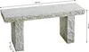 Dehner Gartenbank, 2-Sitzer, ca. 100 x 30 x 44 cm, Granit, Produktbild-Vorschau 3