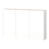 Flurschrank Schuhschrank 138cm in weiß mit Eiche LAPUA-01 Produktbild-Vorschau 1
