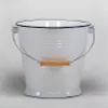 KARL KRÜGER secchio smaltato 10l 27cm Ø29cm bianco Anteprima dell’immagine prodotto 3