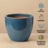 Premium Keramik Blumentopf "EGG POT" in Jade Winterhart & Produktbild-Vorschau 2