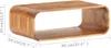 vidaXL Couchtisch 90x50x30 cm Massivholz Akazie Produktbild-Vorschau 6