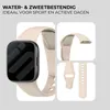 Strap-it Redmi Watch 3 Silikon Armband (Beige) Produktbild-Vorschau 4