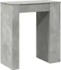 vidaXL Barový stôl s policou betón sivá 95x47x103,5 cm Náhľad obrázku produktu 6
