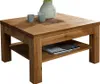 Couchtisch 70x70cm, Wildeiche massiv geölt, WINNIPEG-69 Produktbild-Vorschau 1