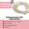 hair2heart Premium Mini Tape Extensions cheveux humains - Voir les images du produit 7