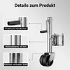 Wiltec Doppelstützrad bis 680 kg, Anhängerstütze aus Stahl, Produktbild-Vorschau 7