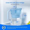 Caraffa filtrante Waterdrop Lucid con filtro 4×90 giorni, Anteprima dell’immagine prodotto 4