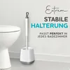 HGMD Toilettenbürste Silikon mit Halter - Weiß - Produktbild-Vorschau 5