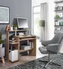 WOHNLING Computertisch Sonoma 94x90,5x48,5 cm Laptop Tisch Produktbild-Vorschau 12