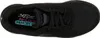 A top-down view of a black Skechers shoe. Podgląd zdjęcia produktu
